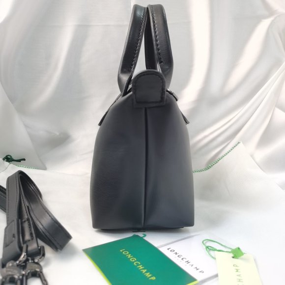 Longchamp Lepliage Black Nylon Backpack Bag - Picture 2 of 8